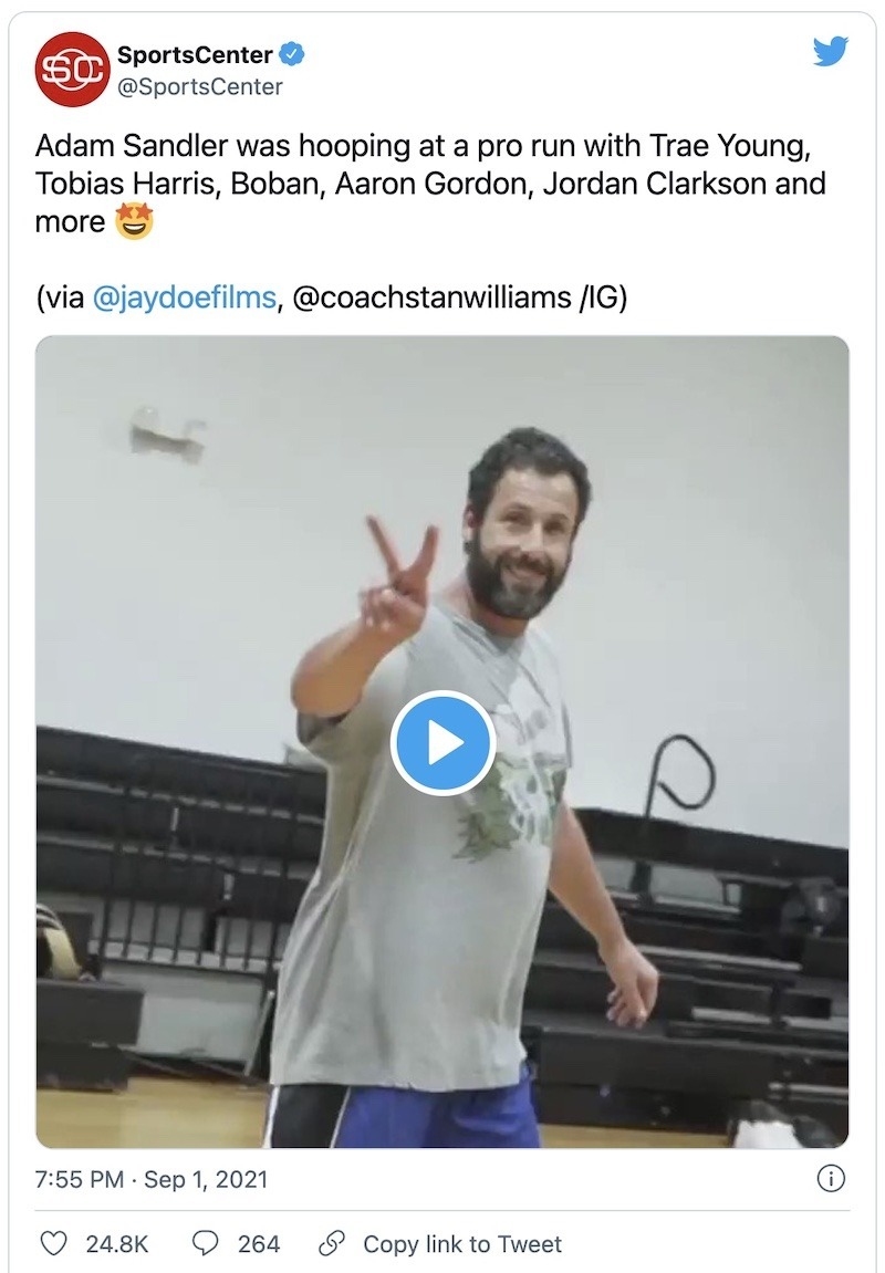 Adam Sandler...Hoops Star?