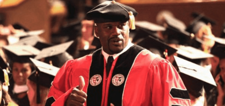 Shaq Says “Call Me Professor” From Now On..