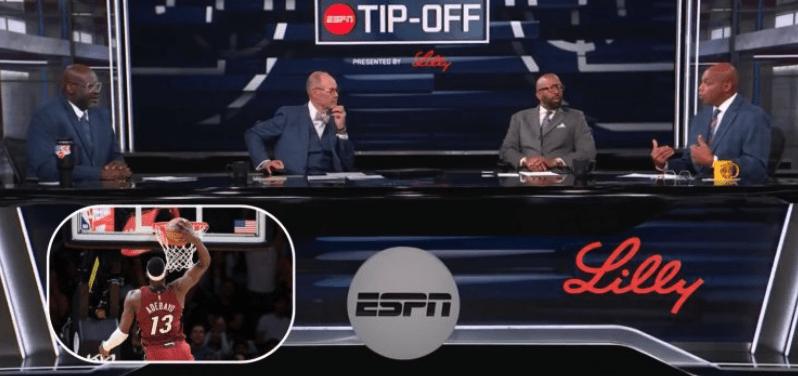 Round 2: Shaq, Barkley on Adebayo’s 83