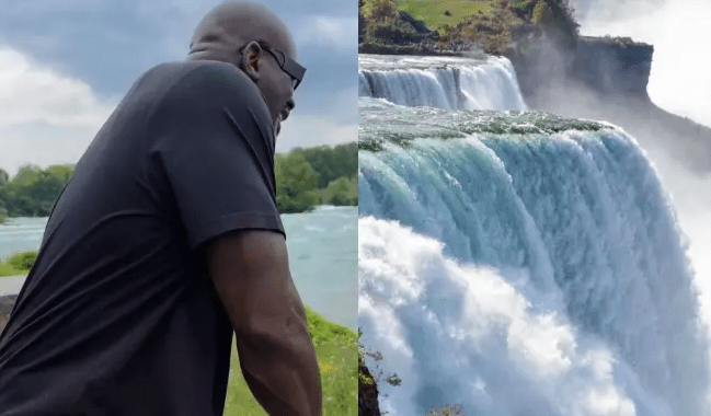 Shaq Had Fans Doing a Double-Take With His Hilarious Niagara Falls Prank