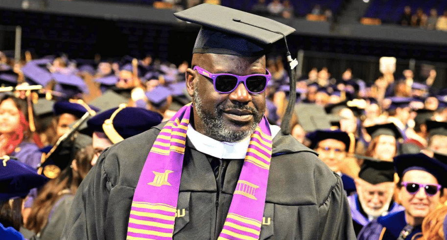 The Big Aristotle Has Homework: Shaq Is Working on His Fifth Degree